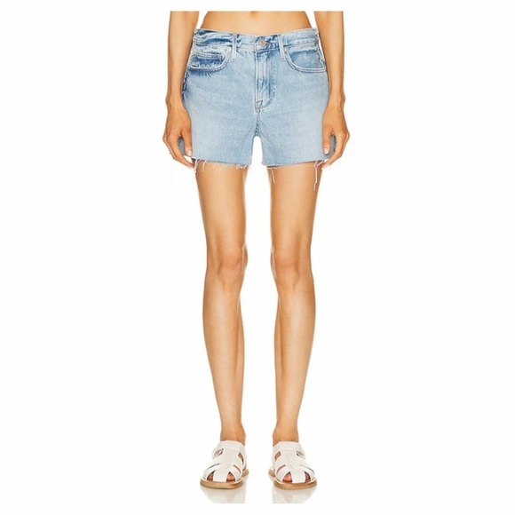 Frame Denim Pants - FRAME Le Brigette Denim Shorts in Rossum 1 Year